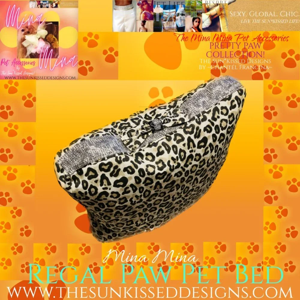2 Mina Mina Regal Paw Pet Beds By~The Sun*Kissed Designs